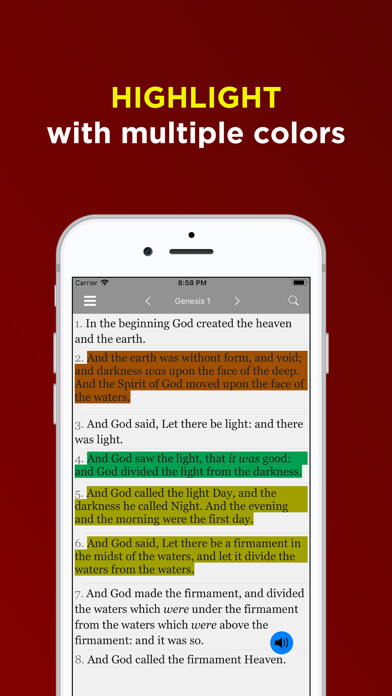 Emulate iPhone app King James Bible -Offline Pro using MyAndroid Emulate iPhone app King James Bible -Offline Pro using MyAndroid