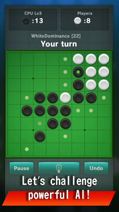 Emulate iPhone app King of the game Reversi using MyAndroid Emulate iPhone app King of the game Reversi using MyAndroid