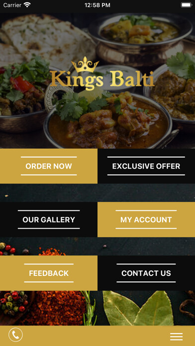 Emulate iPhone app Kings Balti Takeaway using MyAndroid Emulate iPhone app Kings Balti Takeaway using MyAndroid