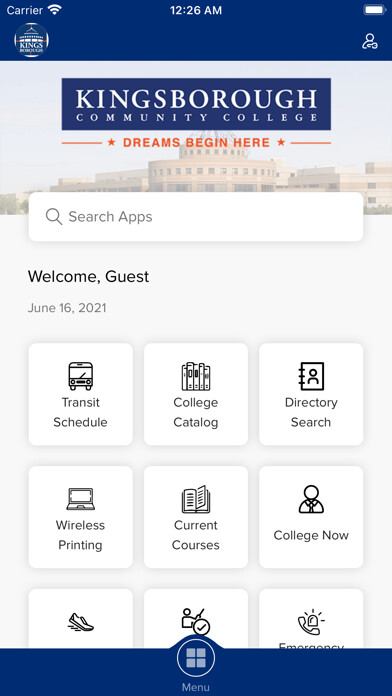 Emulate iPhone app Kingsborough Community College using MyAndroid Emulate iPhone app Kingsborough Community College using MyAndroid