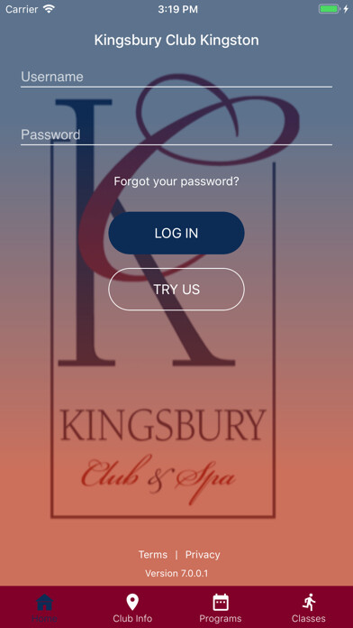 Emulate iPhone app Kingsbury Club Kingston using MyAndroid Emulate iPhone app Kingsbury Club Kingston using MyAndroid