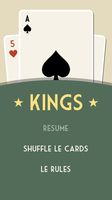 Emulate iPhone app Kings Card Game using MyAndroid Emulate iPhone app Kings Card Game using MyAndroid