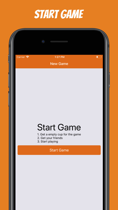Emulate iPhone app Kings Cup - Drinking Game using MyAndroid