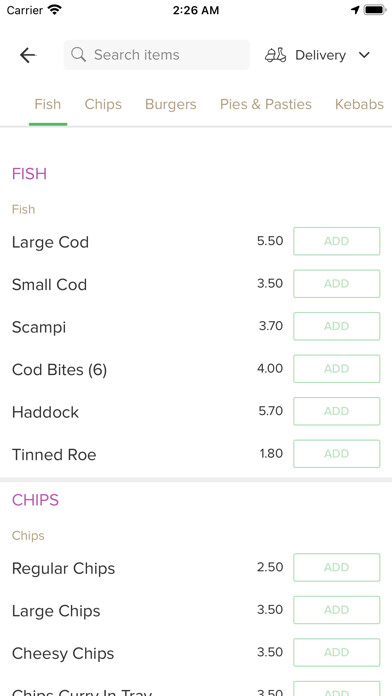 Emulate iPhone app Kings fish bar using MyAndroid Emulate iPhone app Kings fish bar using MyAndroid