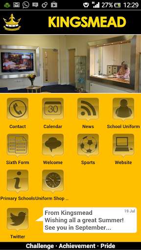 Run android online APK Kingsmead School from MyAndroid or emulate Kingsmead School using MyAndroid