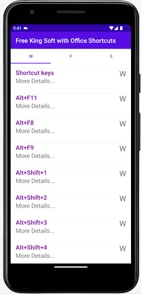 Emulate King Soft by Office Shortcuts from MyAndroid or run King Soft by Office Shortcuts using MyAndroid