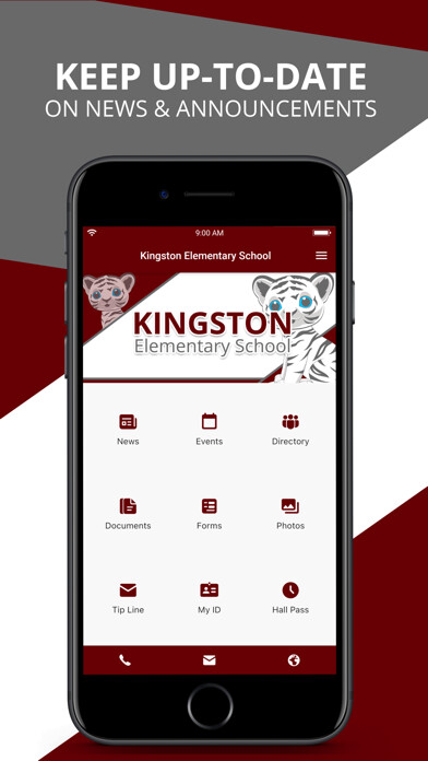 Emulate iPhone app Kingston Elementary School using MyAndroid Emulate iPhone app Kingston Elementary School using MyAndroid