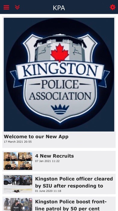 Emulate iPhone app Kingston Police Association using MyAndroid Emulate iPhone app Kingston Police Association using MyAndroid
