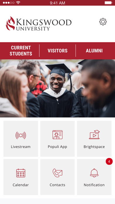 Emulate iPhone app Kingswood University using MyAndroid Emulate iPhone app Kingswood University using MyAndroid