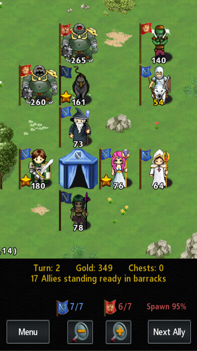 Emulate iPhone app Kingturn RPG using MyAndroid