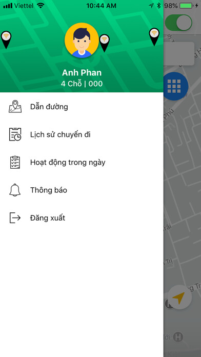 Emulate iPhone app Kinh Bắc 99 Driver using MyAndroid
