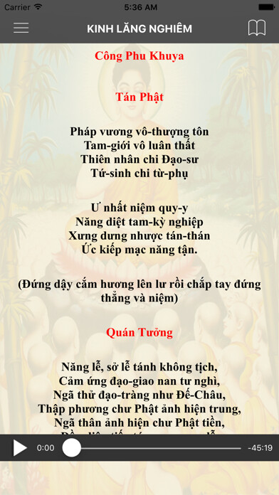 Emulate iPhone app Kinh L?ng Nghiêm using MyAndroid Emulate iPhone app Kinh L?ng Nghiêm using MyAndroid