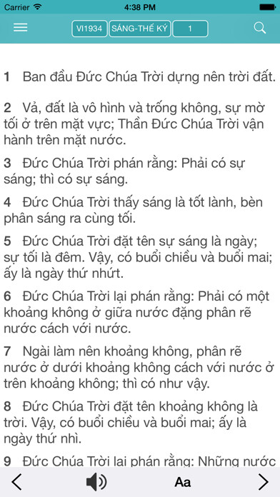 Emulate iPhone app Kinh Thánh (HTTLVN) using MyAndroid