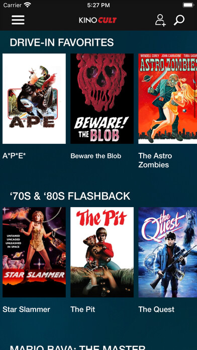 Emulate iPhone app Kino Cult using MyAndroid Emulate iPhone app Kino Cult using MyAndroid