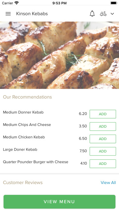 Emulate iPhone app Kinson Kebabs using MyAndroid Emulate iPhone app Kinson Kebabs using MyAndroid