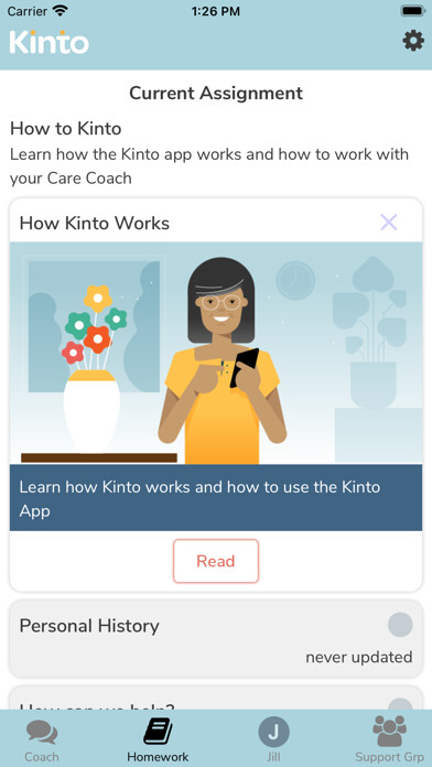 Emulate iPhone app Kinto Care Coaching using MyAndroid Emulate iPhone app Kinto Care Coaching using MyAndroid