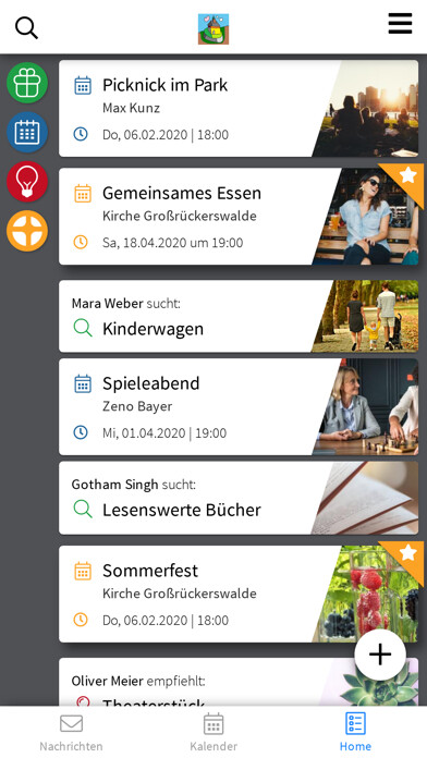Emulate iPhone app Kirche Grorckerswalde using MyAndroid