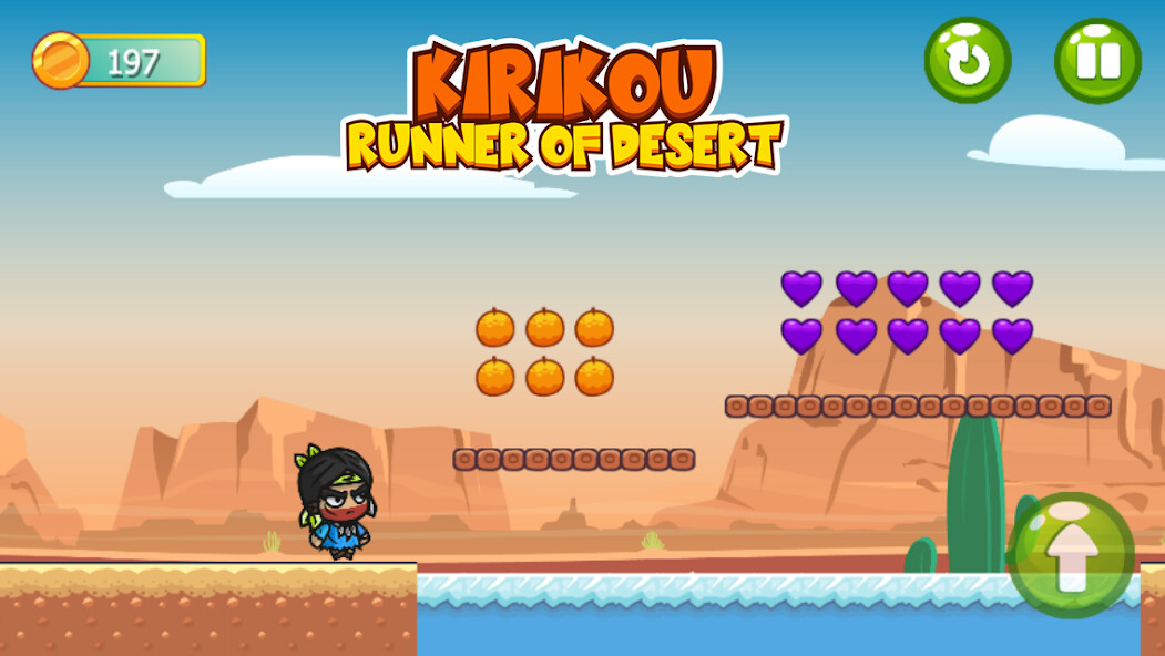 Run android online APK Kirikou Runner of Desert from MyAndroid or emulate Kirikou Runner of Desert using MyAndroid