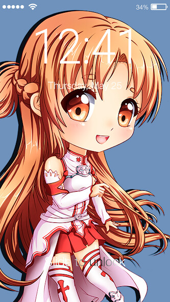 Run android online APK Kirito Art Asuna Love Otaku Anime Sword Lock from MyAndroid or emulate Kirito Art Asuna Love Otaku Anime Sword Lock using MyAndroid