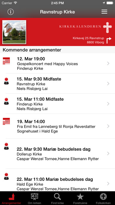 Emulate iPhone app Kirkekalenderen using MyAndroid Emulate iPhone app Kirkekalenderen using MyAndroid