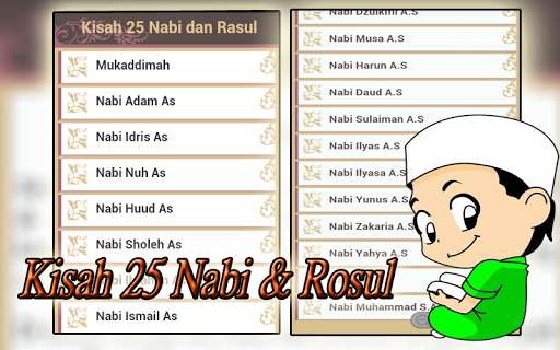 Run android online APK Kisah 25 Nabi & Rosul from MyAndroid or emulate Kisah 25 Nabi & Rosul using MyAndroid