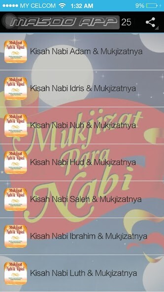 Run android online APK Kisah Mukjizat 25 Para RASUL from MyAndroid or emulate Kisah Mukjizat 25 Para RASUL using MyAndroid