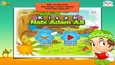 Emulate iPhone app Kisah Nabi Adam AS using MyAndroid