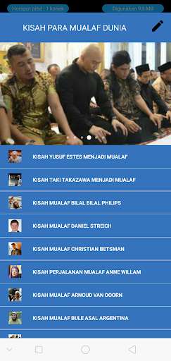 Run android online APK Kisah Para Mualaf Dunia from MyAndroid or emulate Kisah Para Mualaf Dunia using MyAndroid