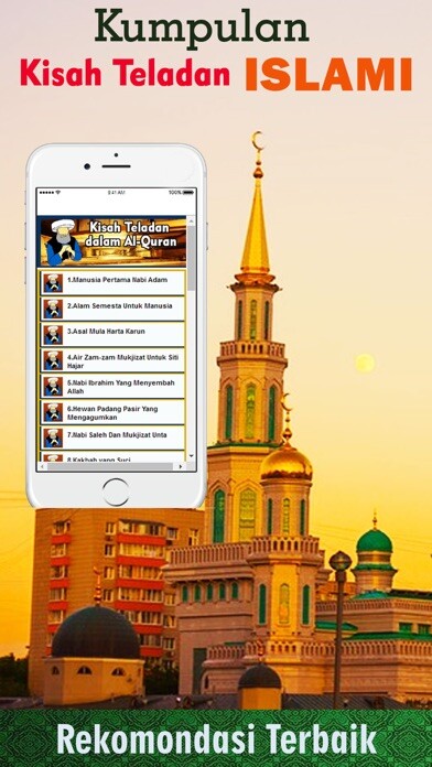 Emulate iPhone app Kisah Teladan Islami Terbaik dalam Al Quran using MyAndroid