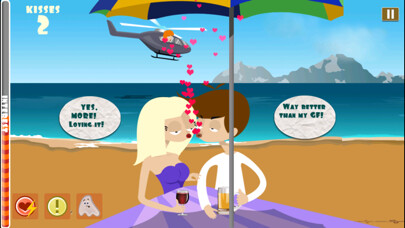 Emulate iPhone app Kiss and Cheat: Kissing Game using MyAndroid