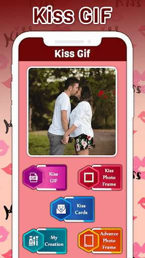 Run android online APK Kiss GIF Collection - Kiss Photo Frame & Greetings from MyAndroid or emulate Kiss GIF Collection - Kiss Photo Frame & Greetings using MyAndroid
