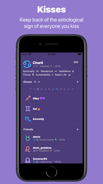 Emulate iPhone app Kisslist using MyAndroid