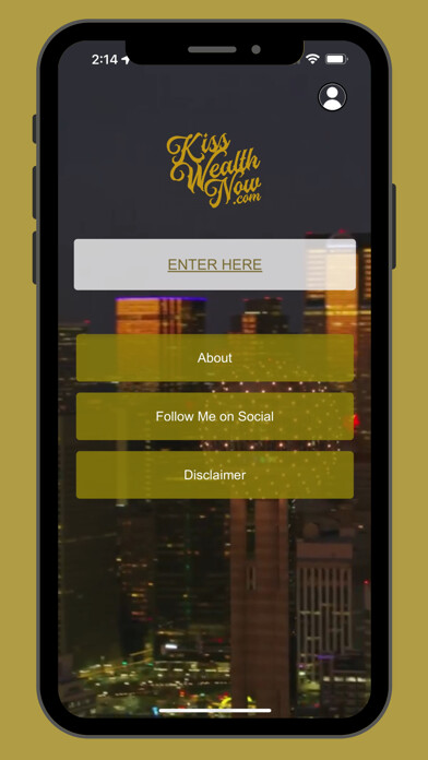Emulate iPhone app KISS WEALTH NOW using MyAndroid