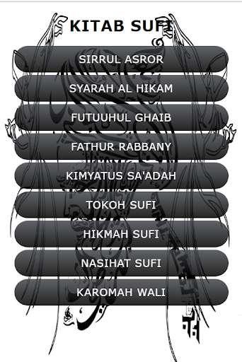 Run android online APK Kitab Sufi Tasawuf Koleksi Lengkap from MyAndroid or emulate Kitab Sufi Tasawuf Koleksi Lengkap using MyAndroid