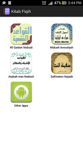 Run android online APK Kitab Ushul Fiqih from MyAndroid or emulate Kitab Ushul Fiqih using MyAndroid