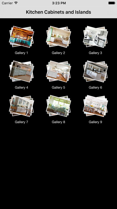 Emulate iPhone app Kitchen Cabinets & Kitchen Islands using MyAndroid