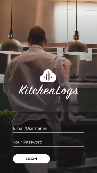 Emulate iPhone app KitchenLogs- Food Safety Diary using MyAndroid