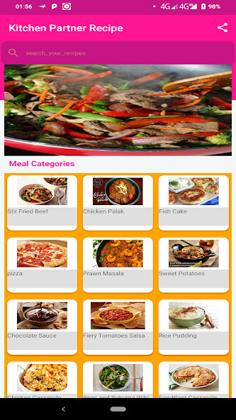 Run android online APK Kitchen Partner Recipe from MyAndroid or emulate Kitchen Partner Recipe using MyAndroid