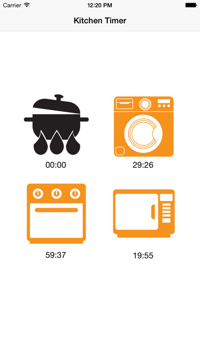 Emulate iPhone app Kitchen Timer ( Alarm ) using MyAndroid Emulate iPhone app Kitchen Timer ( Alarm ) using MyAndroid