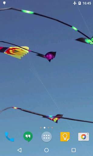 Emulate Android APK kites Live Wallpaper