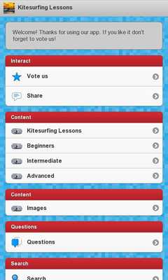 Emulate Android APK Kitesurfing Lessons