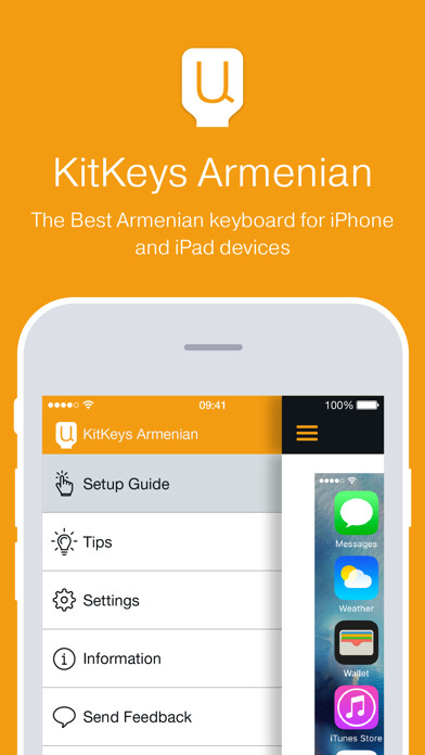 Emulate iPhone app KitKeys Armenian using MyAndroid Emulate iPhone app KitKeys Armenian using MyAndroid