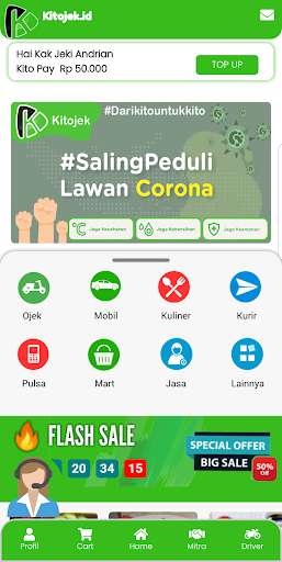 Run android online APK Kitojek - Dari Kito Untuk Jambi from MyAndroid or emulate Kitojek - Dari Kito Untuk Jambi using MyAndroid