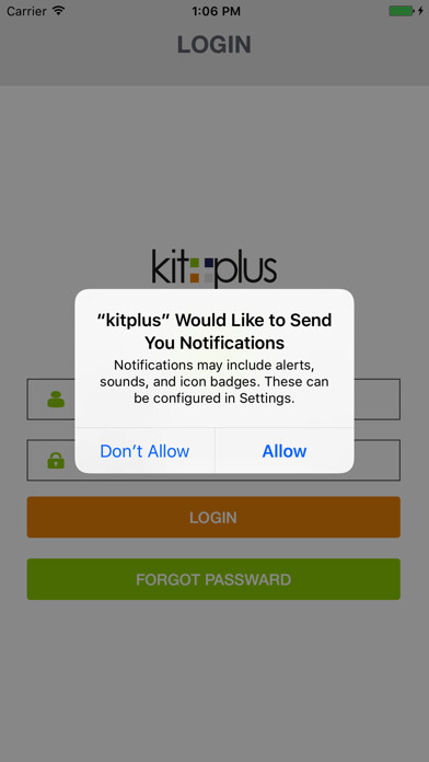 Emulate iPhone app KitPlus using MyAndroid