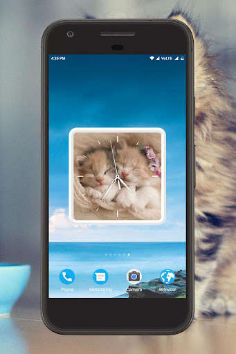 Emulate Android APK Kitten Clock Live Wallpaper