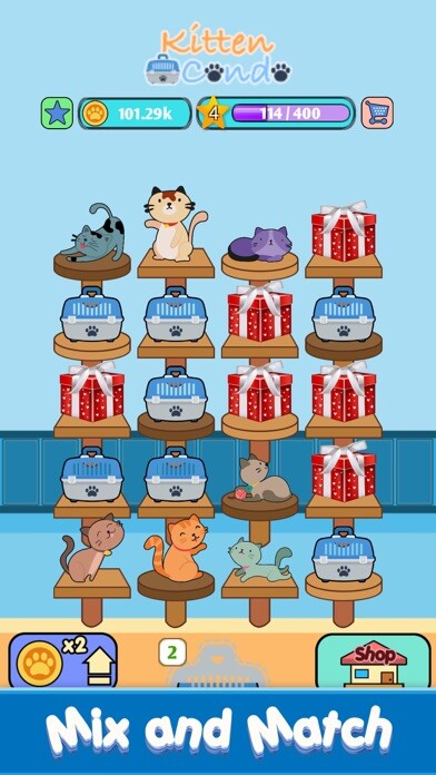 Emulate iPhone app Kitten Condo Town using MyAndroid