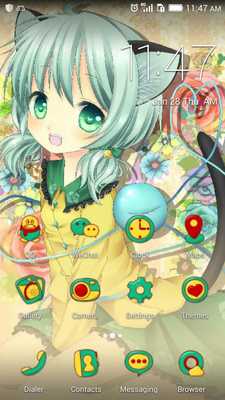 Emulate Android APK Kitten girl theme-ABC Launcher Emulate Android APK Kitten girl theme-ABC Launcher
