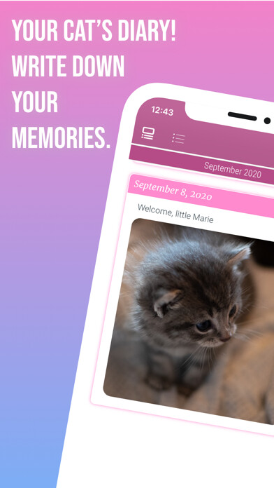 Emulate iPhone app Kitty Journal - Your Cat Diary using MyAndroid Emulate iPhone app Kitty Journal - Your Cat Diary using MyAndroid