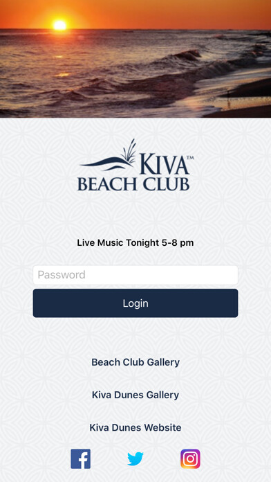 Emulate iPhone app Kiva Dunes Resort using MyAndroid