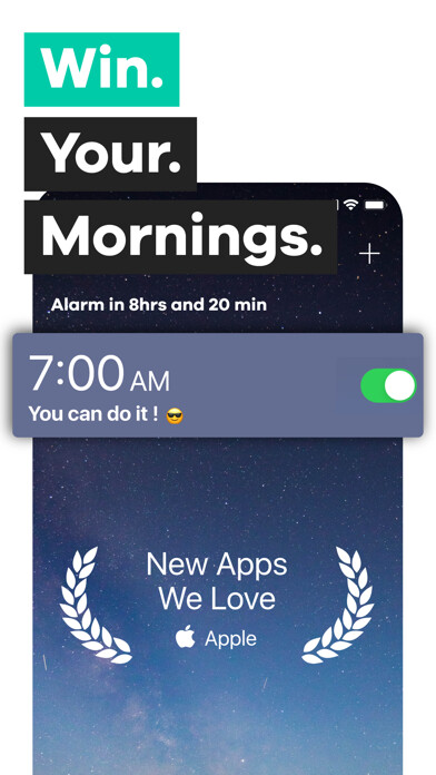 Emulate iPhone app Kiwake: smart alarm clock using MyAndroid